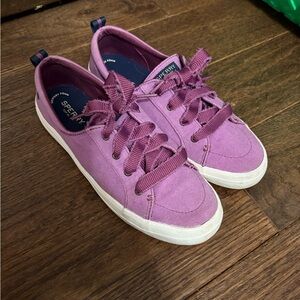 Sperry Women's Purple Canvas Sneakers